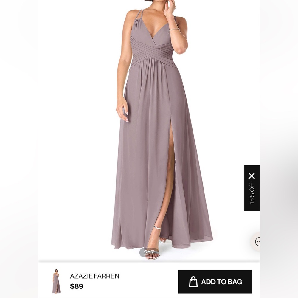 Azazie Farren in Dusk, Size 2